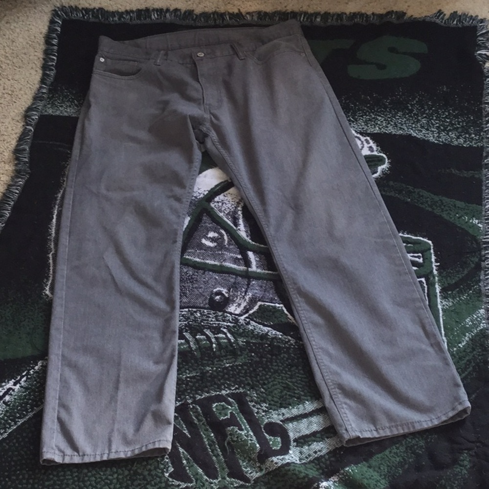 Levi 514 Grey Jeans Size 38x32